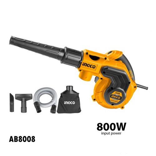 دمنده و مکنده ۸۰۰ وات دیمر دار اینکو مدل AB8008 ASPIRATOR BLOWER & VACCUM (2 IN 1) 800W INGCO AB8008